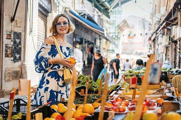 Autotour Kulinarisches Sizilien mit Wein und Köstlichkeiten - luxuriös erfahren - Marktbesuch