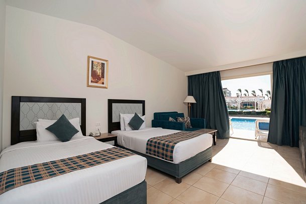 SUNRISE Aster Aqua Park Resort - Wohnbeispiel Doppelzimmer Swim Up (Zimmercodierungen U1Q & DCQ)