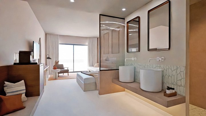 Arato by E-Geo - Wohnbeispiel Suite Deluxe Swim-Up (Zimmercodierung WDQ)