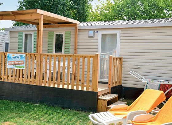 Camping Laguna Village (by Happy Camp) - Wohnbeispiel Mobilheim Happy Premium (Zimmercodierung CM1)