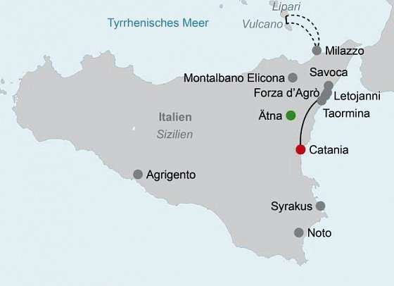 Die bezaubernde Ostküste Siziliens