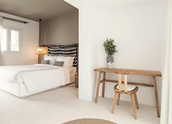 My Mykonos Hotel - Wohnbeispiel Doppelzimmer Superior Landblick (Zimmercodierung DSL)