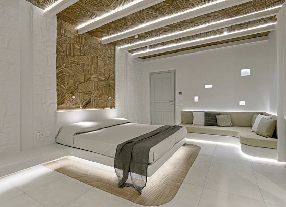 Boutiquehotel Andronikos - Wohnbeispiel Doppelzimmer Superior Gartenblick (Zimmercodierung DSG)