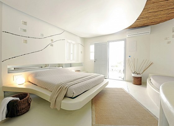 Boutiquehotel Andronikos - Wohnbeispiel Doppelzimmer Gartenblick Cocoon (Zimmercodierung DBG)