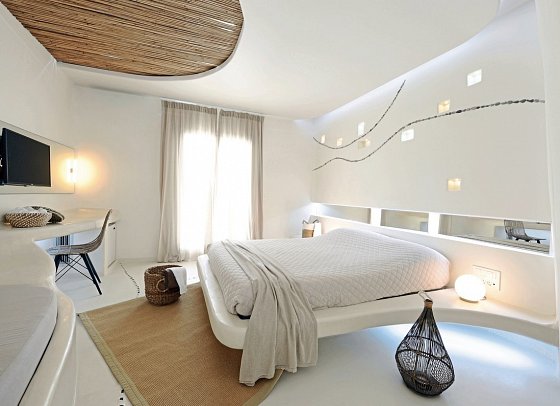 Boutiquehotel Andronikos - Wohnbeispiel Doppelzimmer Gartenblick Cocoon (Zimmercodierung DBG)