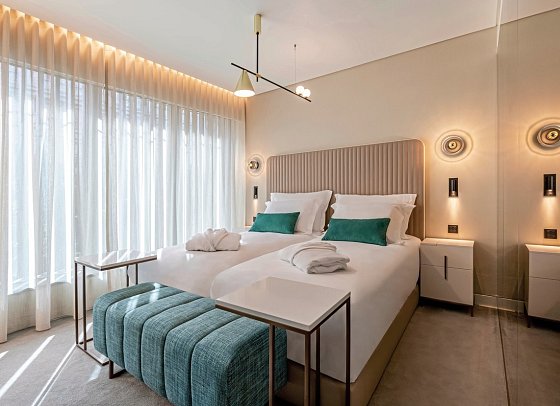 Luster Hotel - Wohnbeispiel Doppelzimmer Twin (Zimmercodierung DB2)