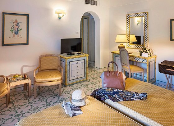 Hotel & Spa Il Moresco - Wohnbeispiel Doppelzimmer Komfort Gartenblick (Zimmercodierung DFG)