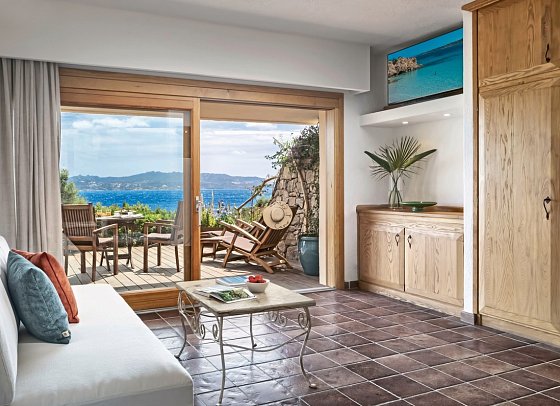 Capo d`Orso Hotel Thalasso & SPA - Wohnbeispiel Juniorsuite Executive Meerblick (Zimmercodierung JTM)