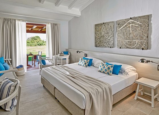 Due Lune Puntaldia Resort & Golf - Wohnbeispiel Doppelzimmer Meerseite