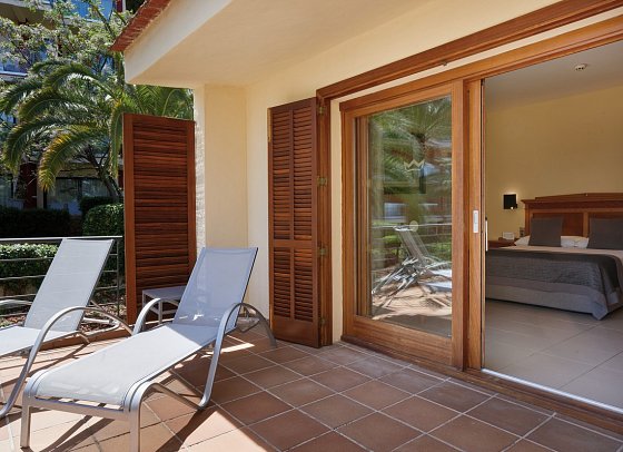 Bonanza Park - Wohnbeispiel Bungalow Gartenblick (Zimmercodierung B1G)