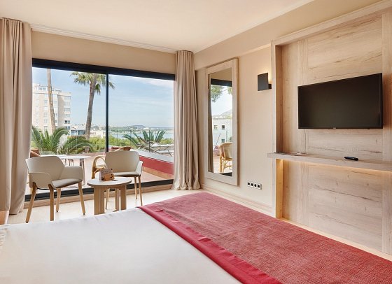 Bonanza Park - Wohnbeispiel Doppelzimmer seitl. Meerblick (Zimmercodierung DBN)
