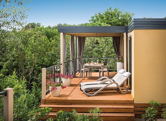 Valamar Camping Krk - Wohnbeispiel Bella Vista Home für 4+2 (Zimmercodierung CB2)