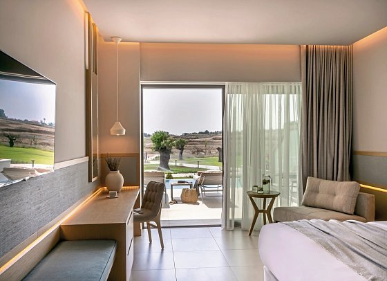 Ammoa Luxury Hotel & Spa Resort - Wohnbsp. Dopperlzimmer Deluxe Privatpool seitl. Meerbl. (Zimmercodierung DD3)