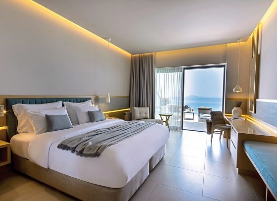 Ammoa Luxury Hotel & Spa Resort - Wohnbeispiel DZ Deluxe Meeresfront Privat Pool (Zimmercodierung DD4)