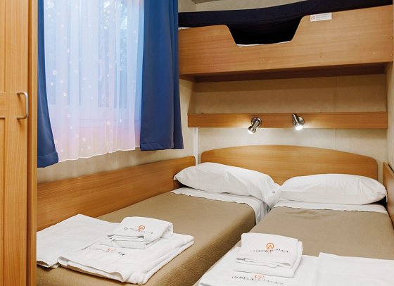 Camping Ca'Pasquali Village - Wohnbeispiel Residence Gold Holidays (Zimmercodierungen CB1 & CB2)