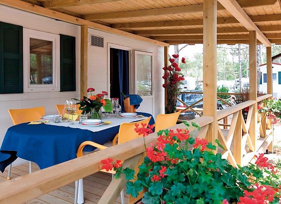 Camping Ca'Pasquali Village - Wohnbeispiel Top Residence Gold Holiday (Zimmercodierungen CB2 & CB1)