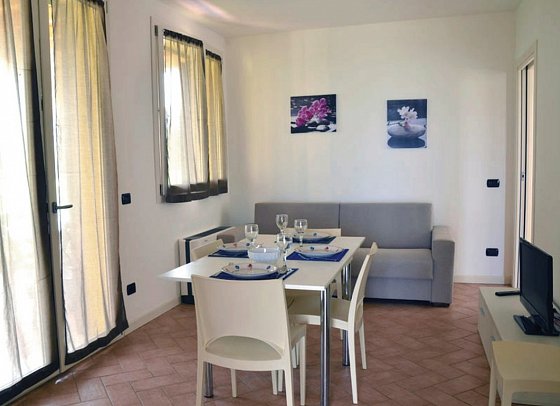 Residence Karina - Wohnbeispiel Appartement 1 Schlafzimmer (Zimmercodierung AB2)