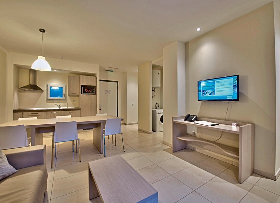 Crvena Luka Resort - Wohnbeispiel Appartement 2 Schlafzimmer (Zimmercodierung OB1)