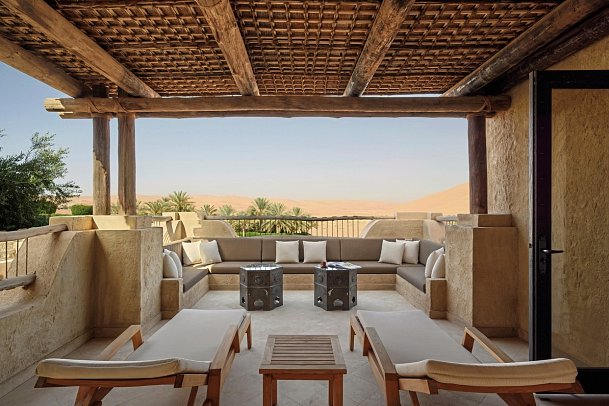 Anantara Qasr Al Sarab Desert Resort - Wohnbeispiel Deluxe Terrace (Zimmercodierung DD2)