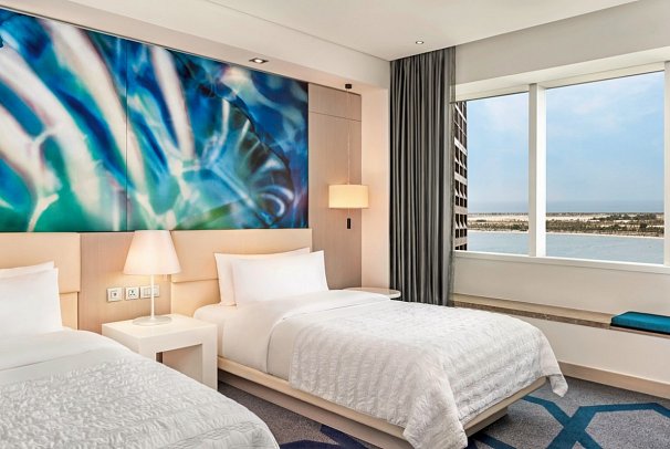Le Royal Méridien Abu Dhabi - Wohnbeispiel Deluxe Room Sea View (Zimmercodierung UDM)