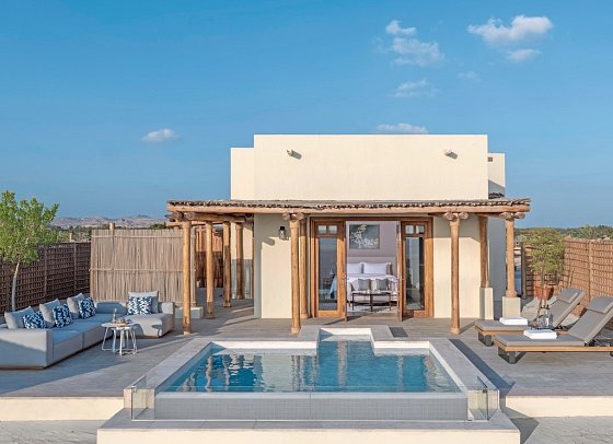 Anantara Al Yamm Villa Resort - Wohnbeispiel Two Bedroom Pool Villa (Zimmercodierung VBP)