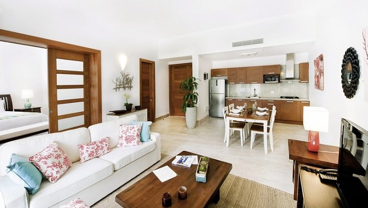 Sublime Samaná Hotel & Residences - Wohnbeispiel One Bedroom Suite (Zimmercodierung AB1)