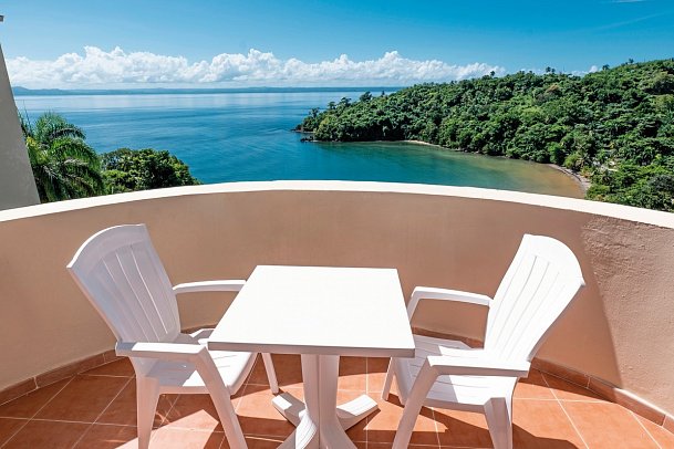 Eurostars Grand Cayacoa - Beispiel Balkon Juniorsuite Seaview (Zimmercodierung J1M)