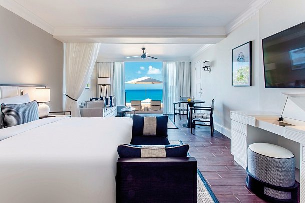 Fairmont Royal Pavilion - Wohnbeispiel Beachfront Suite (Zimmercodierung WBC)