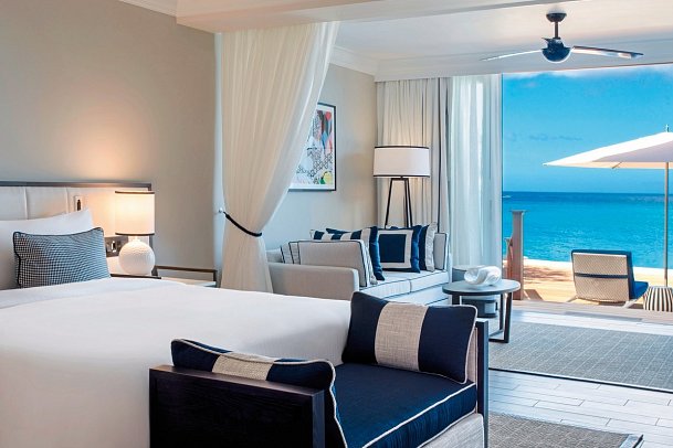 Fairmont Royal Pavilion - Wohnbeispiel Beachfront Suite (Zimmercodierung WBC)