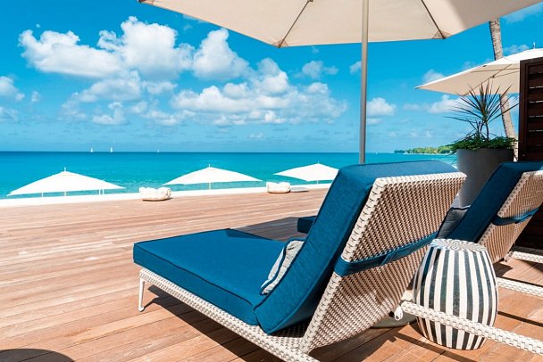 Fairmont Royal Pavilion - Wohnbeispiel Beachfront Suite (Zimmercodierung WBC)