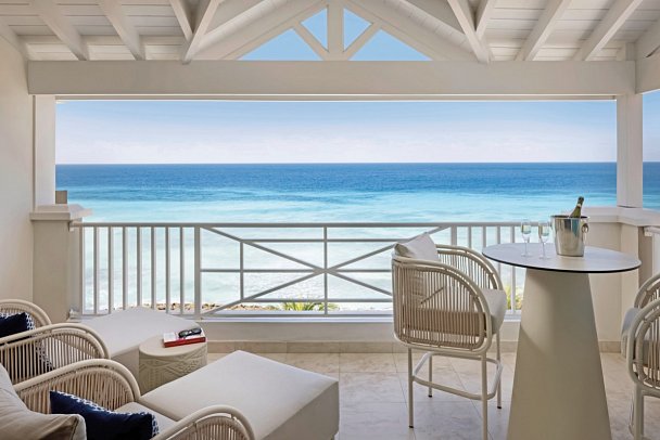 O2 Beach Club & Spa - Wohnbeispiel Concierge One Bedroom Suite Oceanfront (Zimmercodierung WB1)