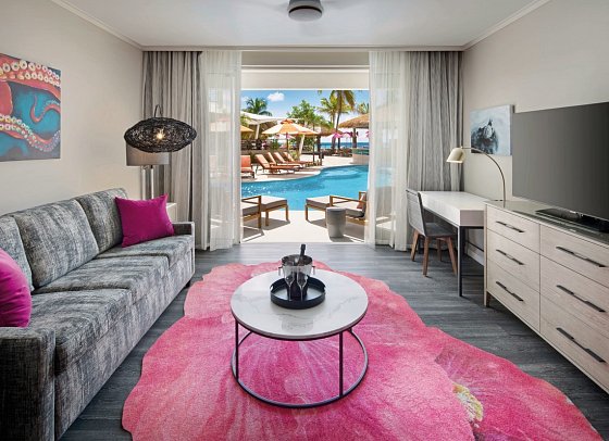 O2 Beach Club & Spa - Wohnbeispiel Luxury Juniorsuite Swim Up (Zimmercodierung JB2)