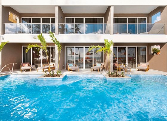 O2 Beach Club & Spa - Wohnbeispiel Luxury Juniorsuite Swim Up (Zimmercodierung JB2)