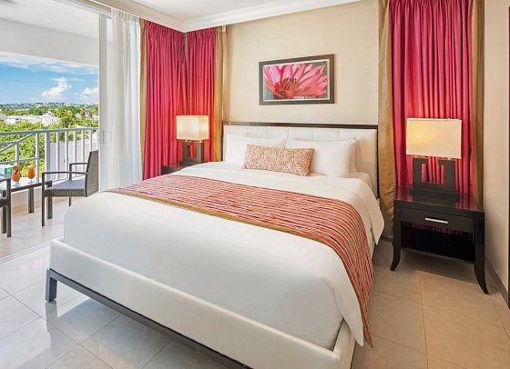 O2 Beach Club & Spa - Wohnbeispiel Luxury 1 Bedroom Oceanfront Suite (Zimmercodierung WBO)