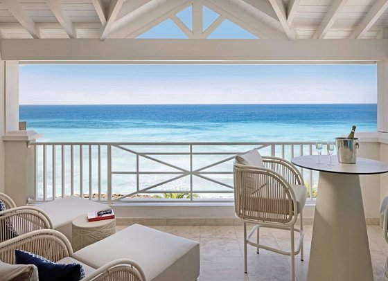 O2 Beach Club & Spa - Wohnbeispiel Concierge One Bedroom Suite Oceanfront (Zimmercodierung WB1)