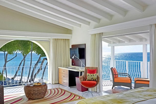 Tamarind, Barbados, An Autograph Collection All Inclusive Resort - Wohnbeispiel Juniorsuite Oceanview (Zimmercodierung JBM)