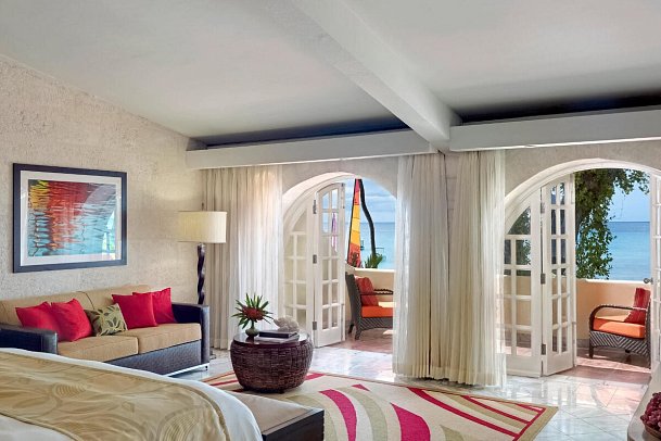 Tamarind, Barbados, An Autograph Collection All Inclusive Resort - Wohnbeispiel Juniorsuite Oceanview (Zimmercodierung JBM)