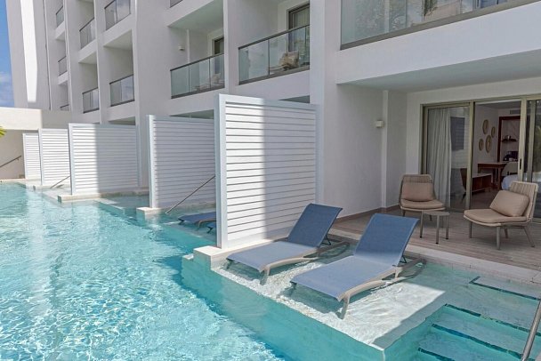 Royalton Vessence Barbados, an Autograph Collection All-Inclusive Resort - Adult-Oriented - Wohnbeispiel Luxury Junior Suite Swim Out with Butler (Zimmercodierung JLQ)