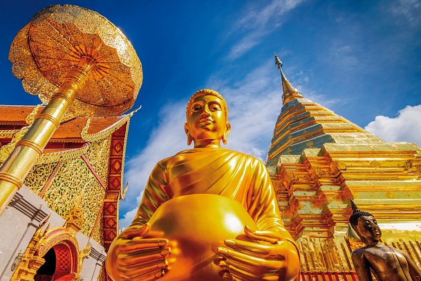 Nord-Thailand mit Goldenem Dreieck (Gruppenreise) - Wat Phrathat Doi Suthep, Chiang Mai