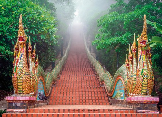 Erlebnis Nord-Thailand - Doi Suthep Tempel, Chiang Mai