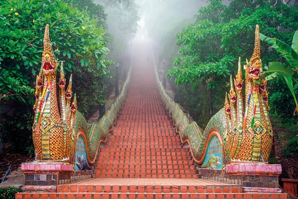Erlebnis Nord-Thailand - Doi Suthep Tempel, Chiang Mai