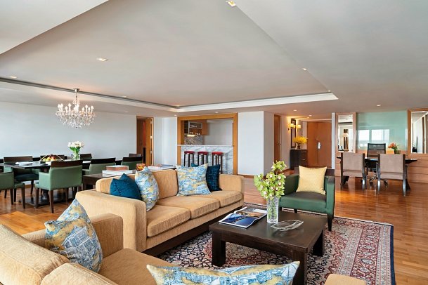 Tower Club at Lebua - Wohnbeispiel Tower Club Suite 3 Bedroom with Lounge (Zimmercodierung WL4)