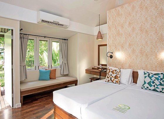 Sai Kaew Beach Resort - Wohnbeispiel Deluxe Cottage (Zimmercodierung BD1)