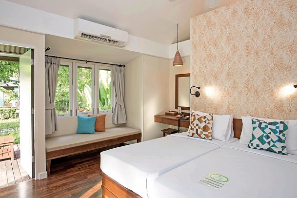 Sai Kaew Beach Resort - Wohnbeispiel Deluxe Cottage (Zimmercodierung BD1)