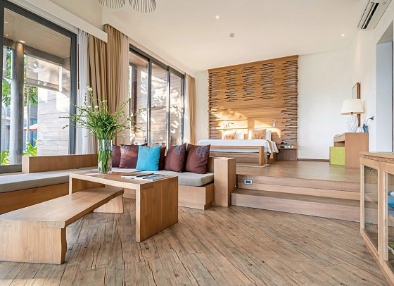 Sai Kaew Beach Resort - Wohnbeispiel Beachfront Villa (Zimmercodierung VBO)