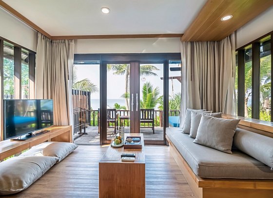 Ao Prao Resort - Wohnbeispiel Beach Front Cottage (Zimmercodierung BBO)