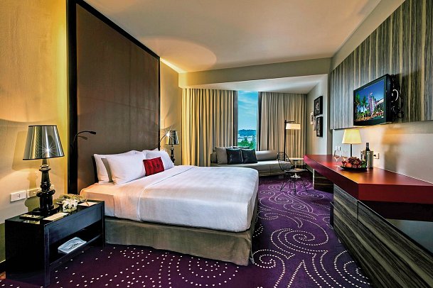 Hard Rock Hotel Pattaya - Wohnbeispiel Deluxe Seaview (Zimmercodierung UDM)