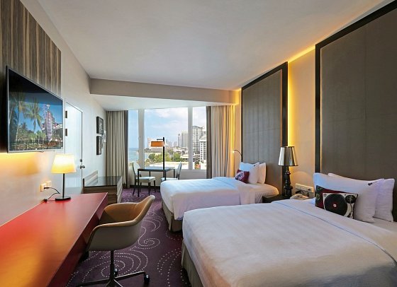 Hard Rock Hotel Pattaya - Wohnbeispiel Deluxe Seaview (Zimmercodierung UDM)