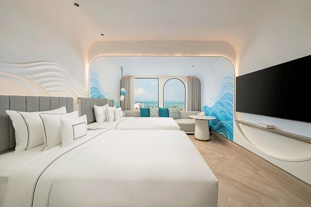 Meliá Pattaya Hotel - Wohnbeispiel Deluxe Sea View (Zimmercodierung UDM)