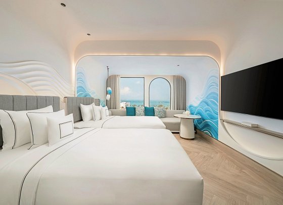 Meliá Pattaya Hotel - Wohnbeispiel Deluxe Sea View (Zimmercodierung UDM)